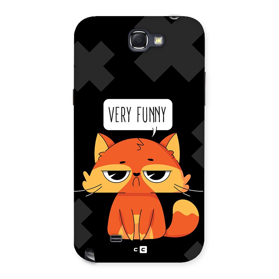 Very Funny Cat Back Case for Galaxy Note 2