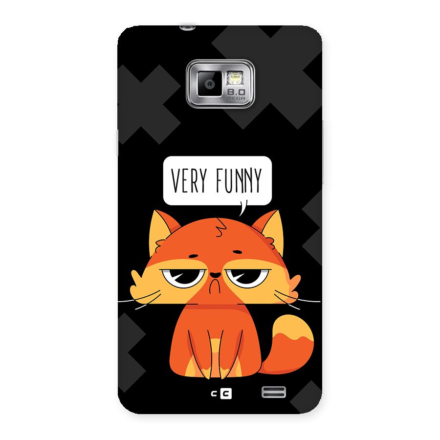 Very Funny Cat Back Case for Galaxy S2