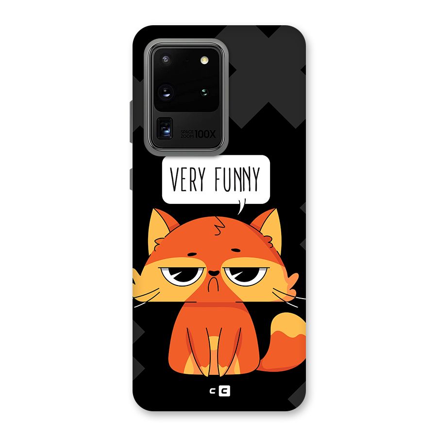 Very Funny Cat Back Case for Galaxy S20 Ultra