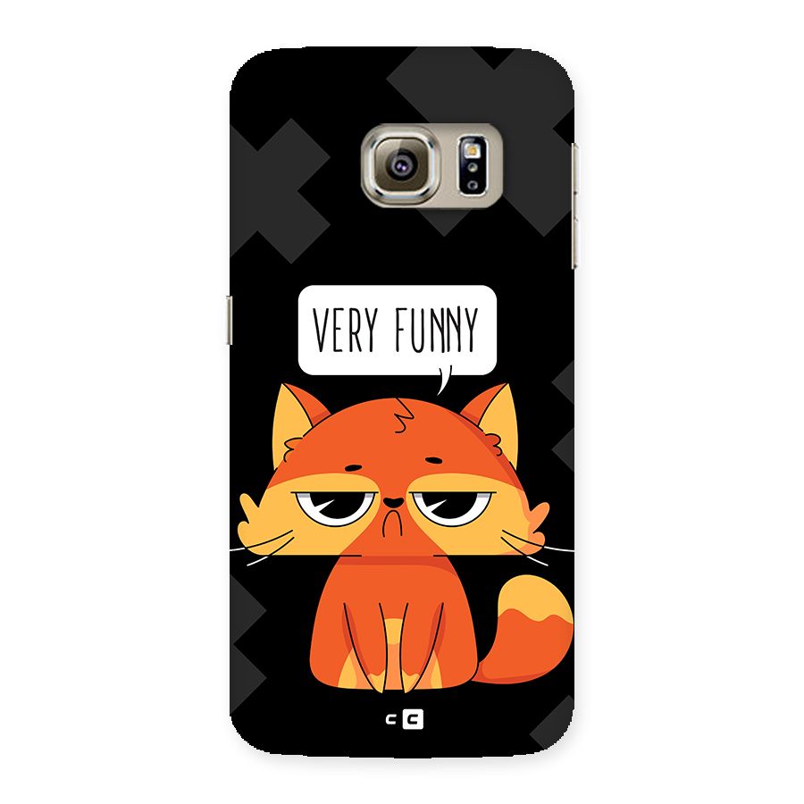 Very Funny Cat Back Case for Galaxy S6 edge