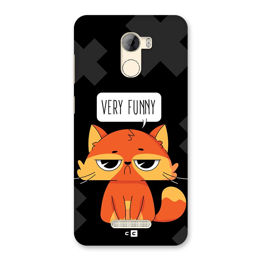 Very Funny Cat Back Case for Gionee A1 LIte
