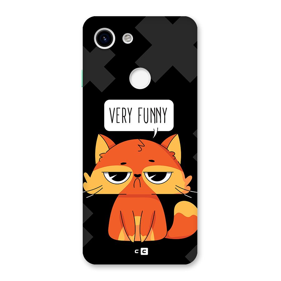 Very Funny Cat Back Case for Google Pixel 3