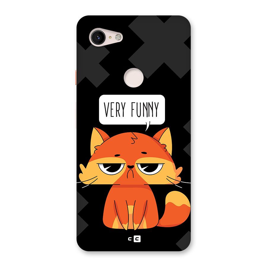 Very Funny Cat Back Case for Google Pixel 3 XL