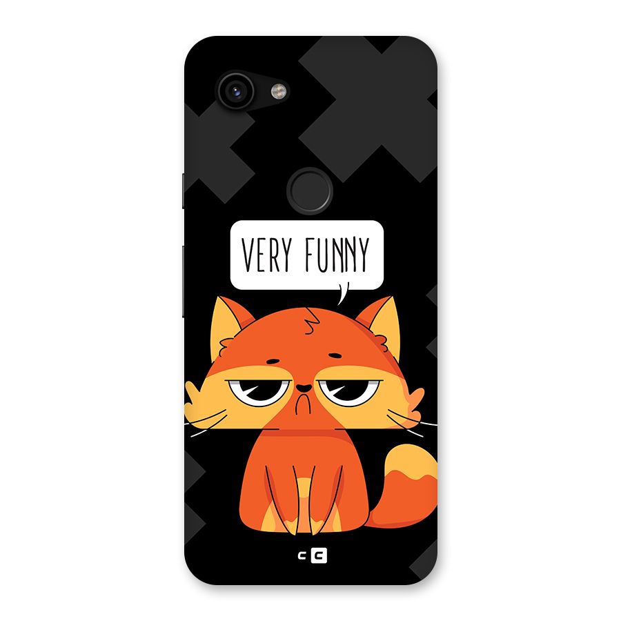 Very Funny Cat Back Case for Google Pixel 3a