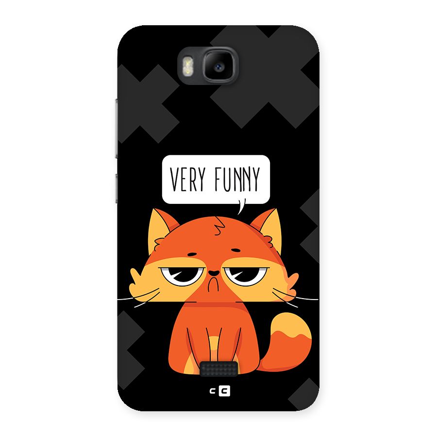 Very Funny Cat Back Case for Honor Bee