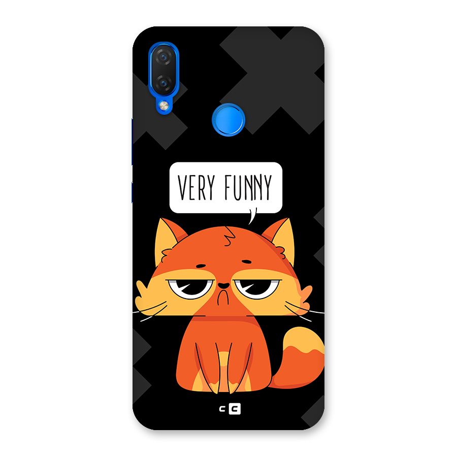 Very Funny Cat Back Case for Huawei P Smart+