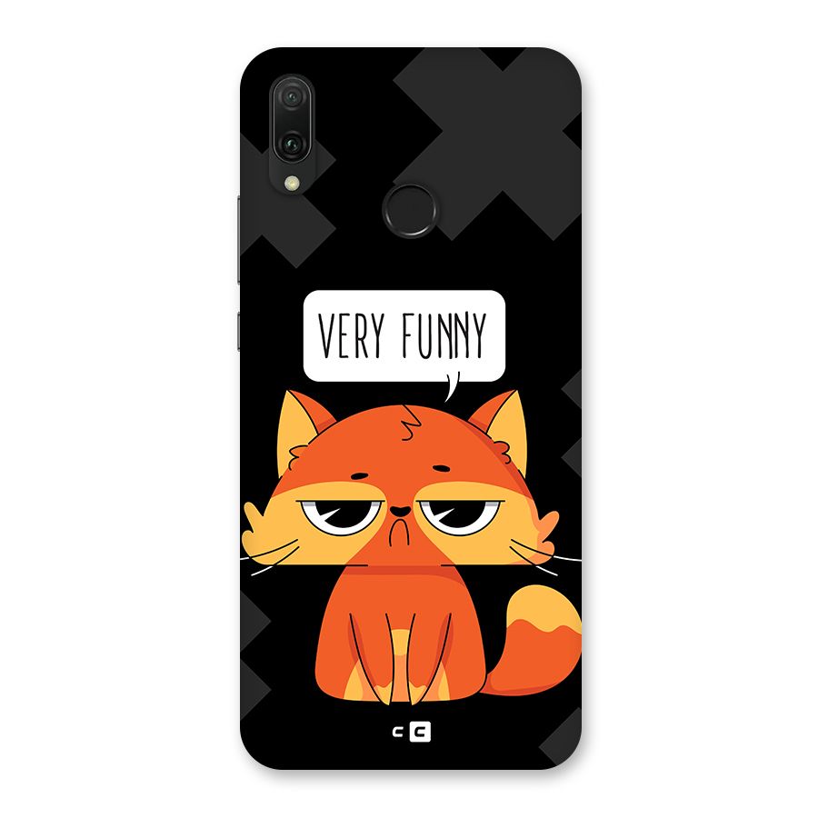 Very Funny Cat Back Case for Huawei Y9 (2019)