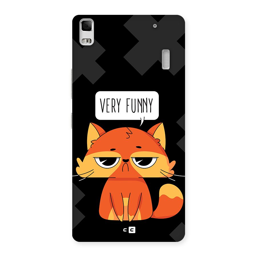 Very Funny Cat Back Case for Lenovo K3 Note