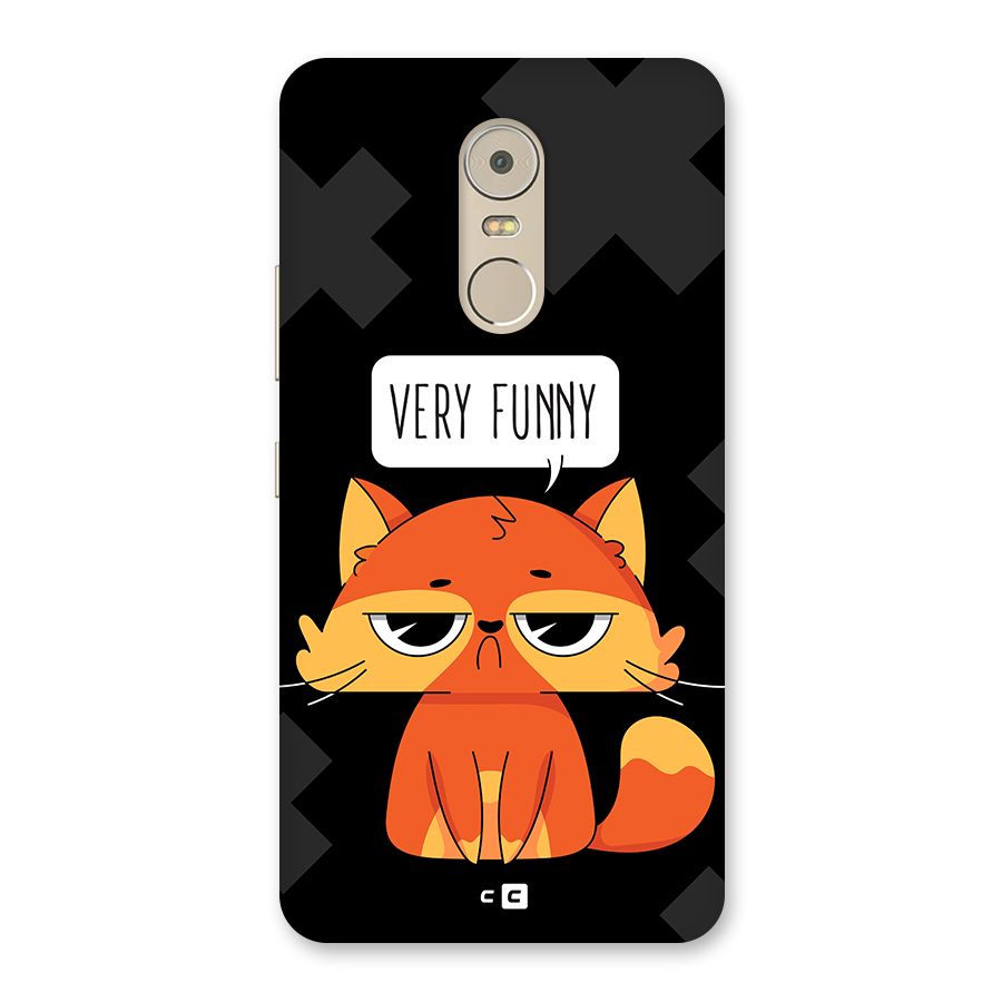 Very Funny Cat Back Case for Lenovo K6 Note