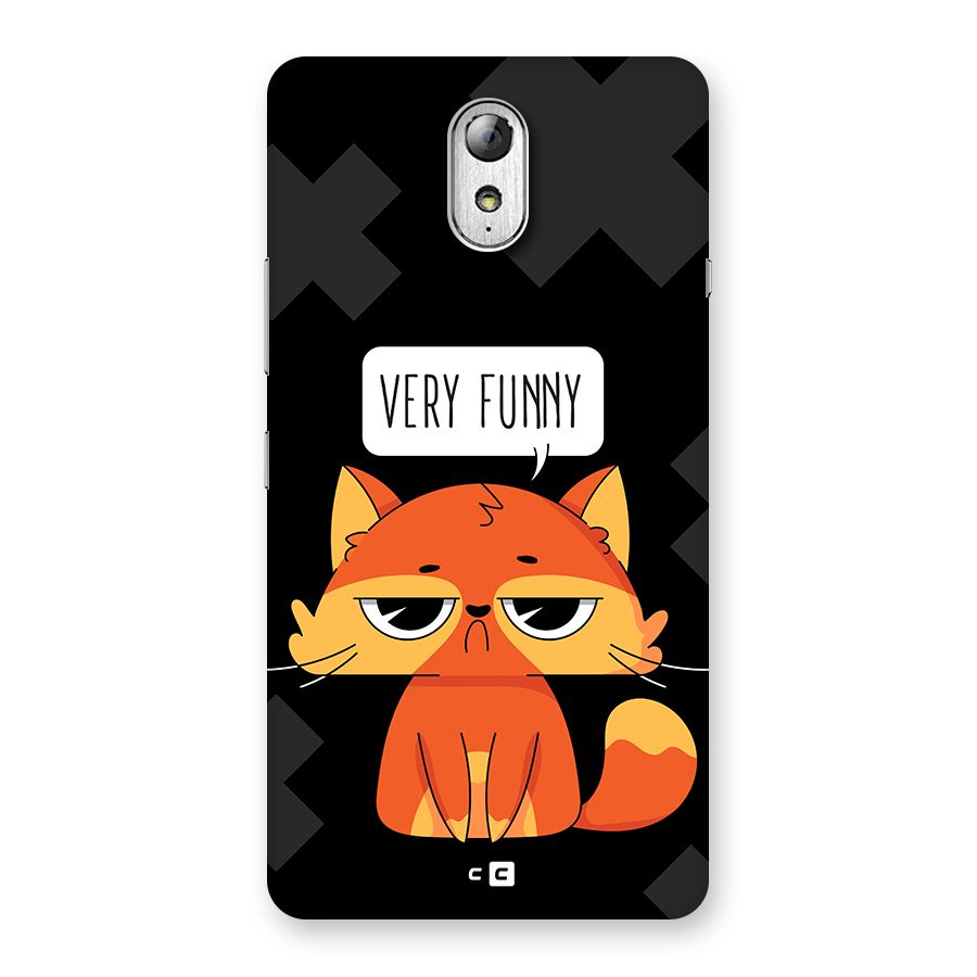 Very Funny Cat Back Case for Lenovo Vibe P1M