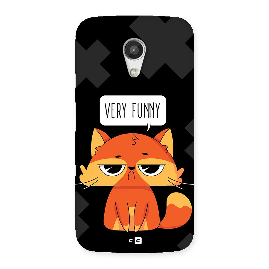 Very Funny Cat Back Case for Moto G 2nd Gen