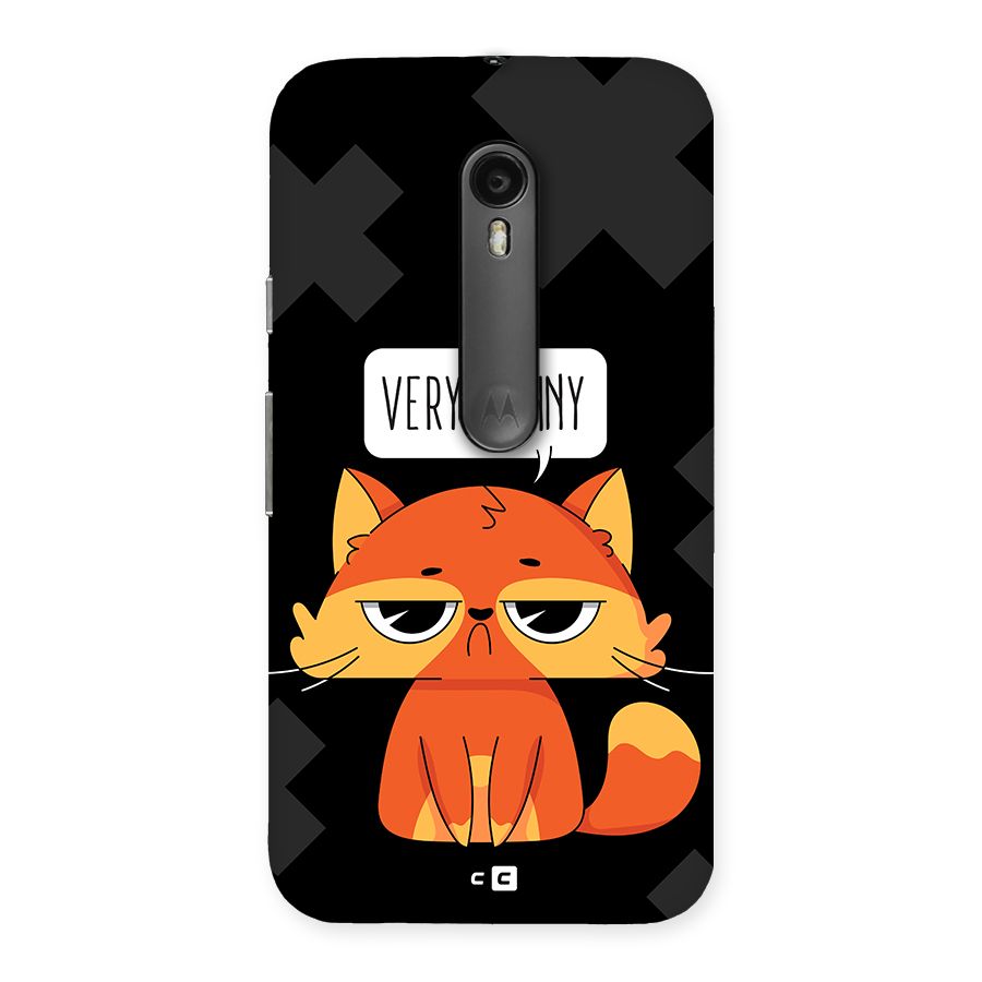 Very Funny Cat Back Case for Moto G Turbo