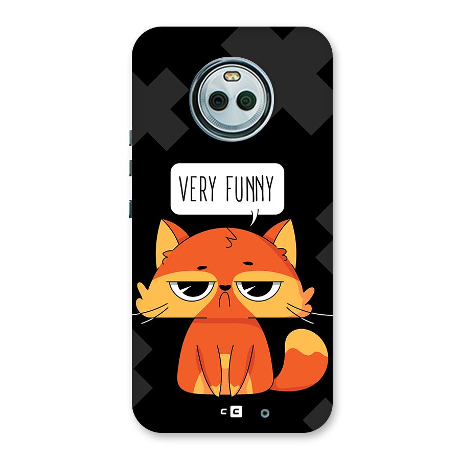 Very Funny Cat Back Case for Moto X4