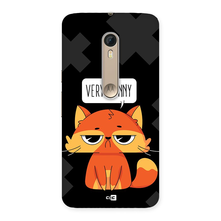 Very Funny Cat Back Case for Moto X Style