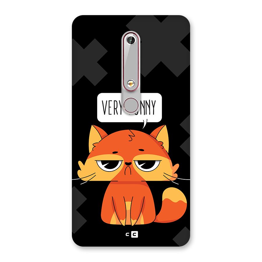Very Funny Cat Back Case for Nokia 6.1