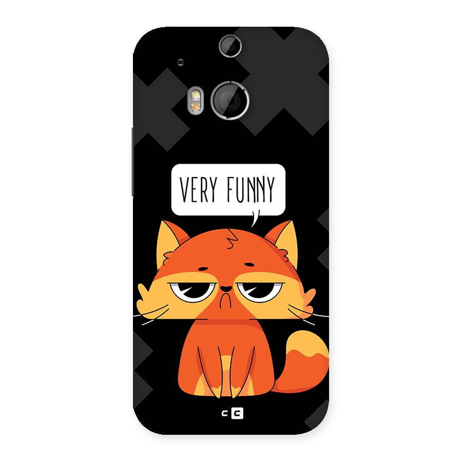 Very Funny Cat Back Case for One M8