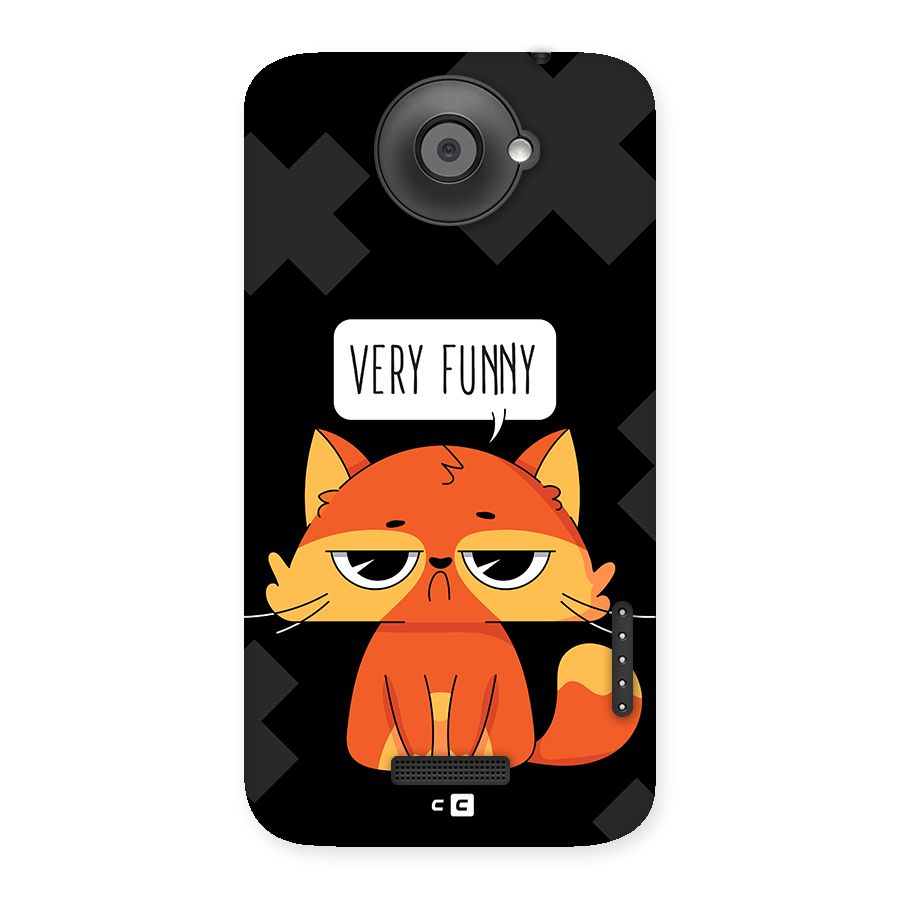 Very Funny Cat Back Case for One X