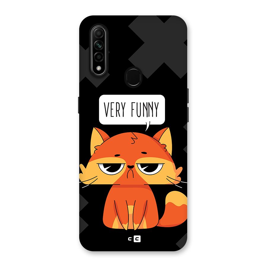 Very Funny Cat Back Case for Oppo A31