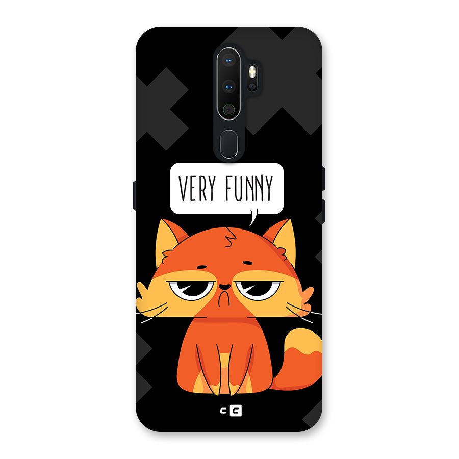 Very Funny Cat Back Case for Oppo A5 (2020)