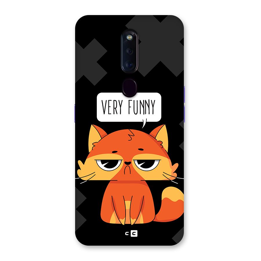 Very Funny Cat Back Case for Oppo F11 Pro