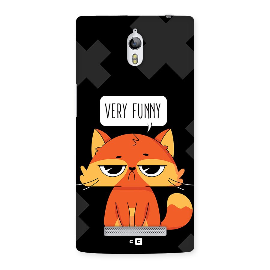 Very Funny Cat Back Case for Oppo Find 7