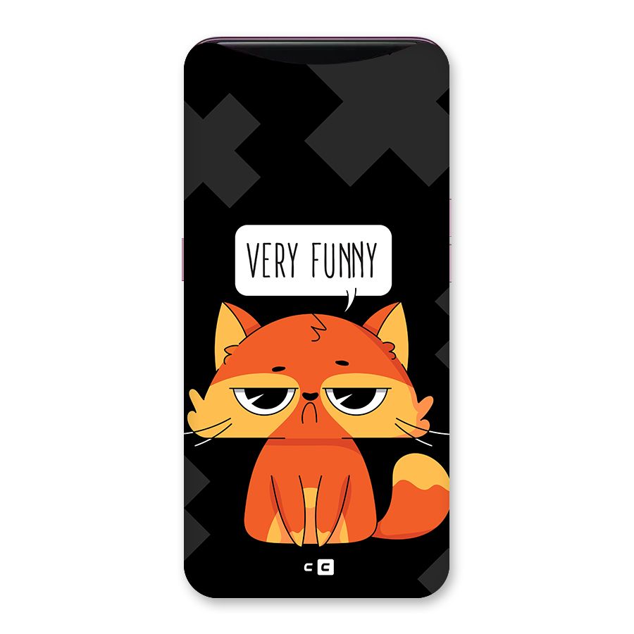 Very Funny Cat Back Case for Oppo Find X