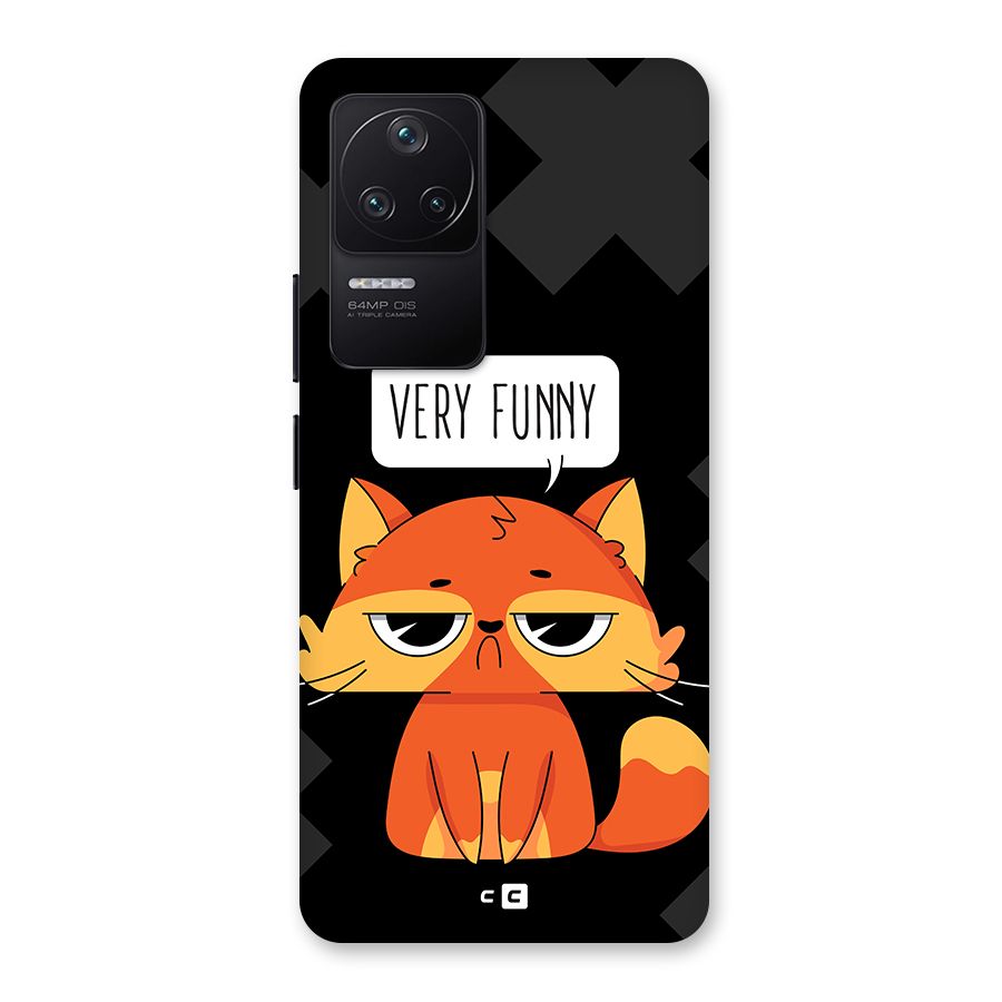 Very Funny Cat Back Case for Poco F4 5G