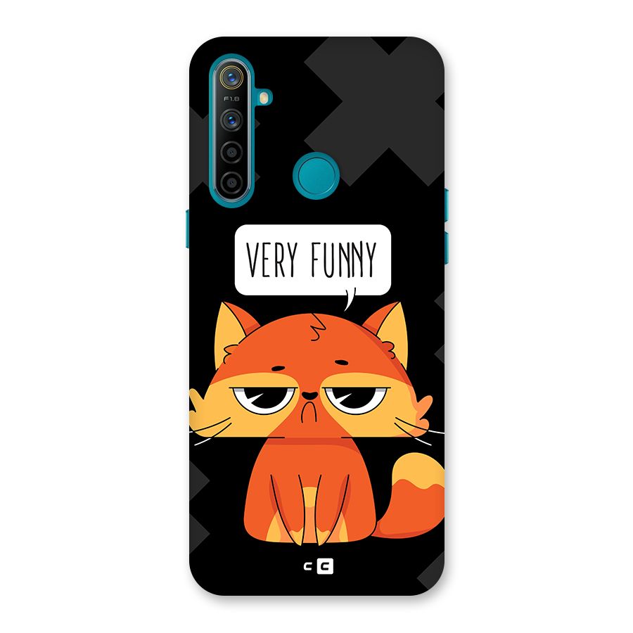 Very Funny Cat Back Case for Realme 5i