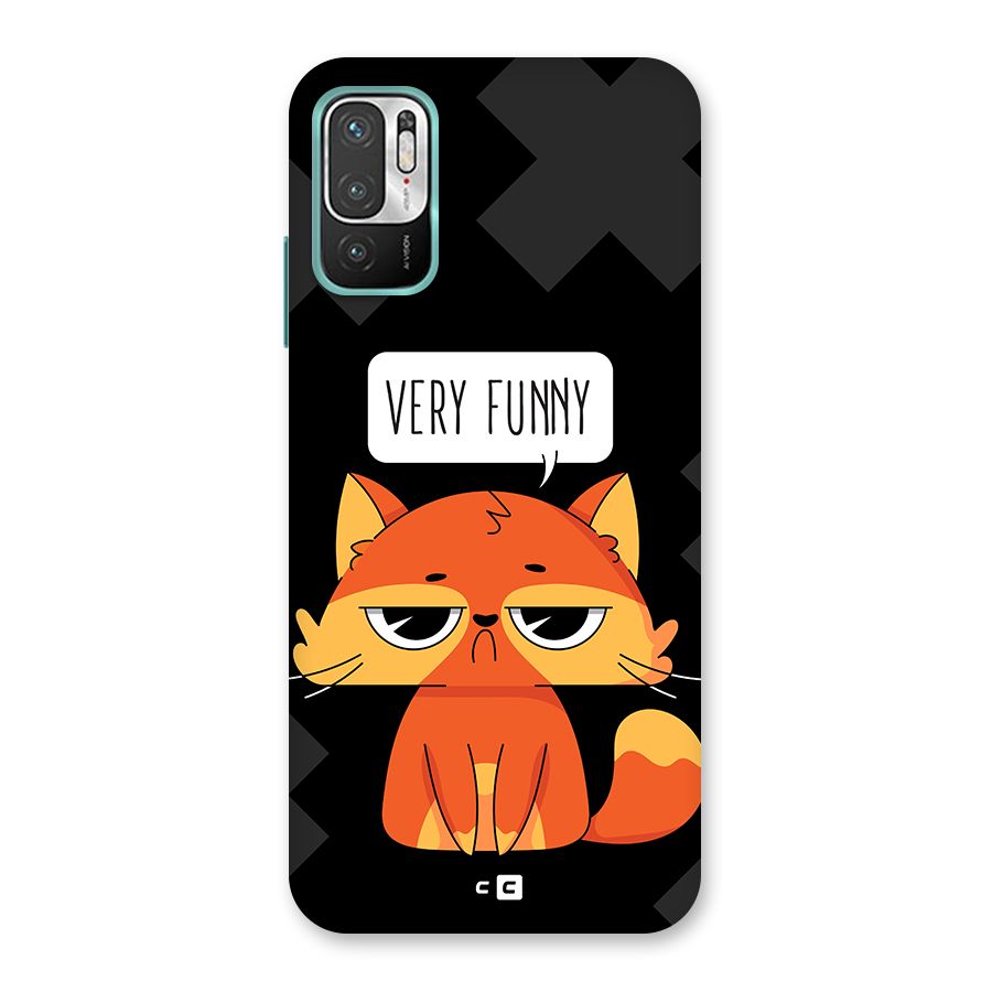 Very Funny Cat Back Case for Redmi Note 10T 5G