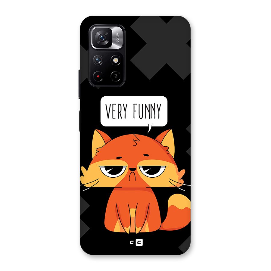Very Funny Cat Back Case for Redmi Note 11T 5G
