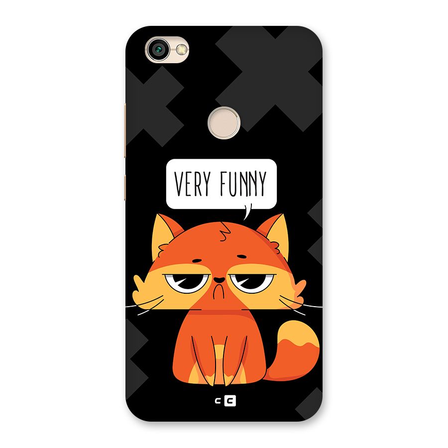 Very Funny Cat Back Case for Redmi Y1 2017