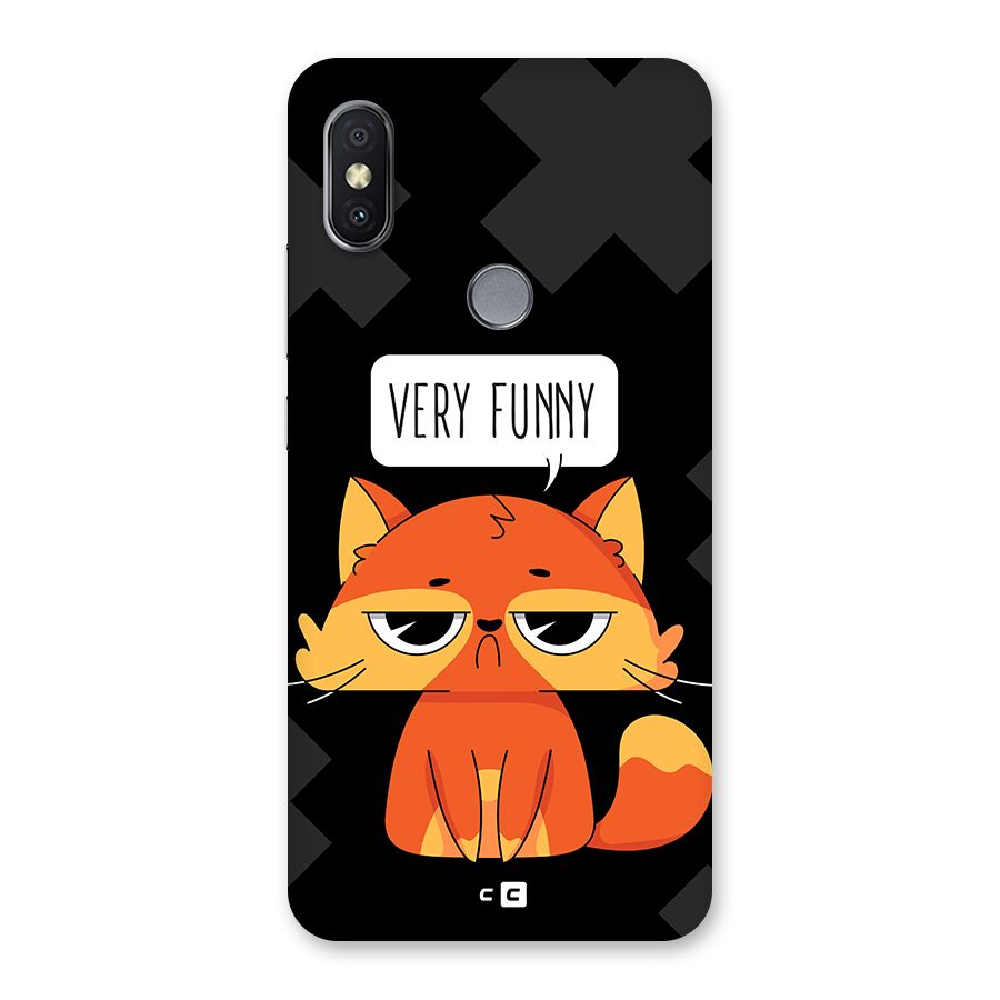 Very Funny Cat Back Case for Redmi Y2