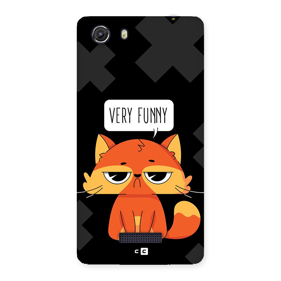Very Funny Cat Back Case for Unite 3