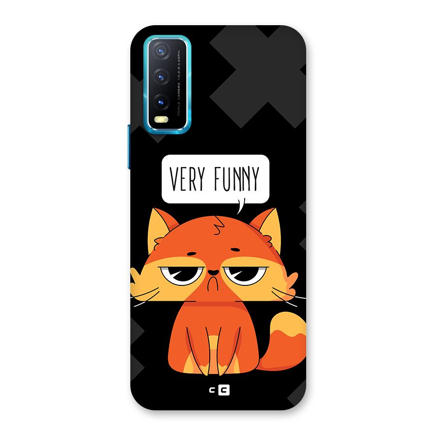 Very Funny Cat Back Case for Vivo Y20