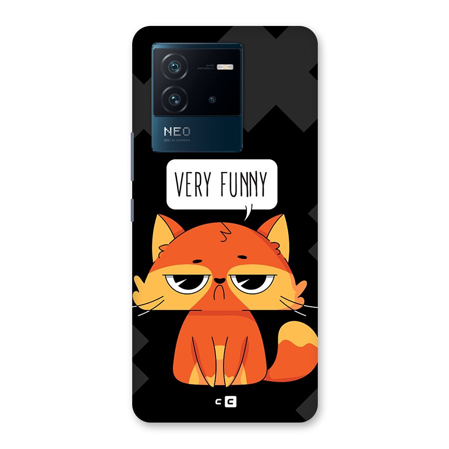 Very Funny Cat Back Case for Vivo iQOO Neo 6 5G