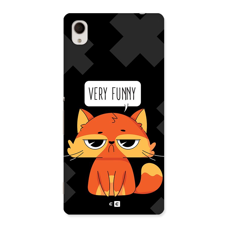 Very Funny Cat Back Case for Xperia M4