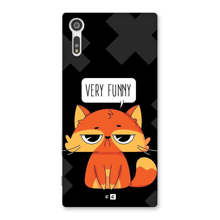 Very Funny Cat Back Case for Xperia XZ