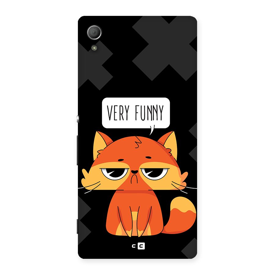 Very Funny Cat Back Case for Xperia Z3 Plus