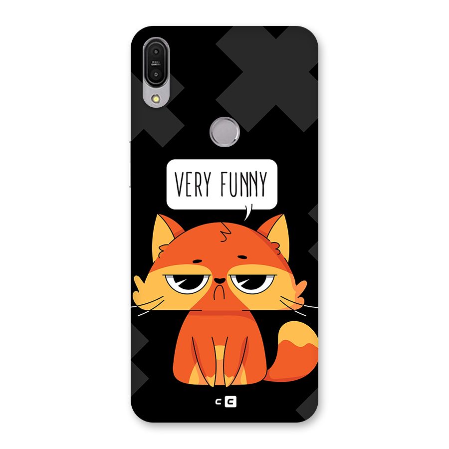 Very Funny Cat Back Case for Zenfone Max Pro M1