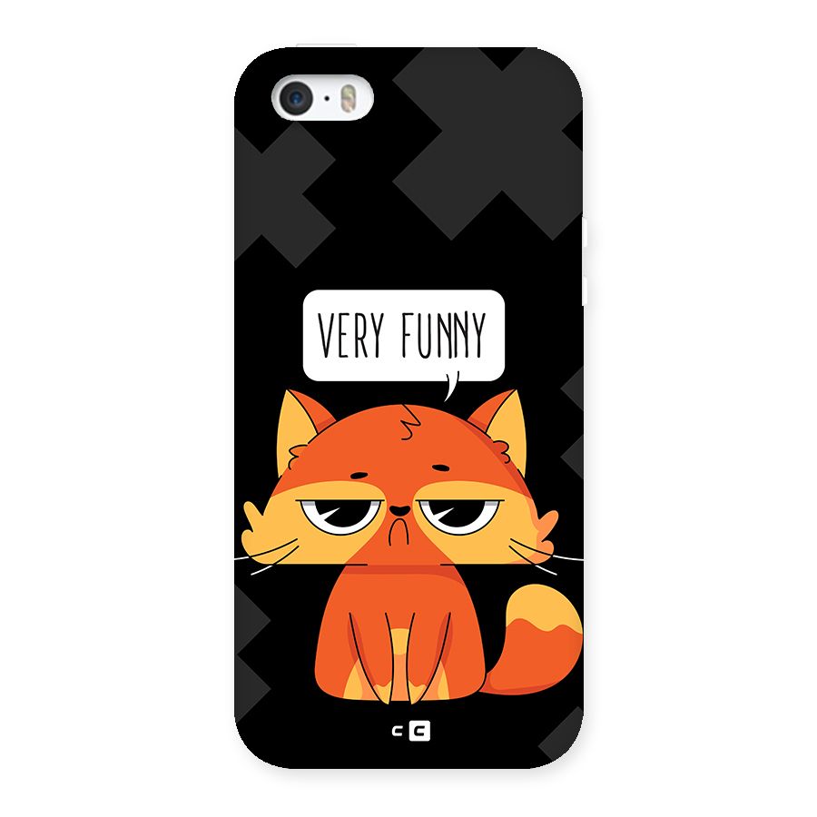 Very Funny Cat Back Case for iPhone SE 2016