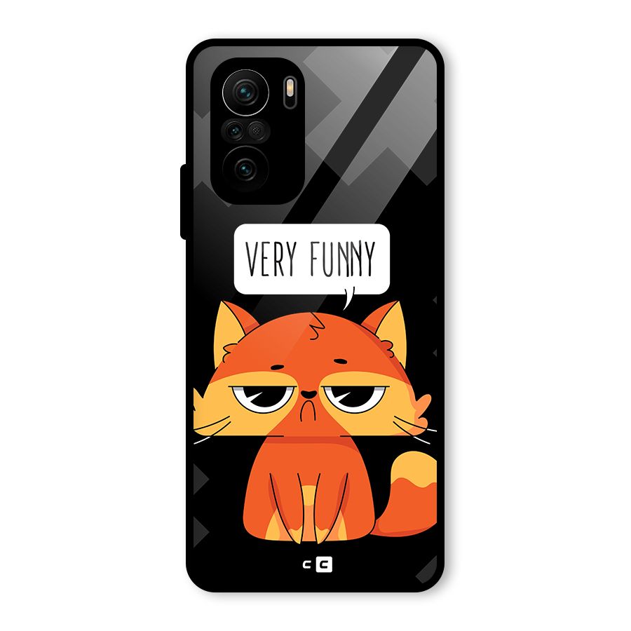 Very Funny Cat Glass Back Case for Mi 11X Pro