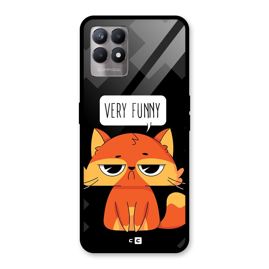 Very Funny Cat Glass Back Case for Realme Narzo 50