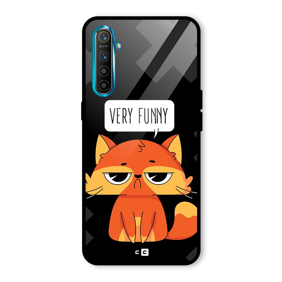 Very Funny Cat Glass Back Case for Realme X2