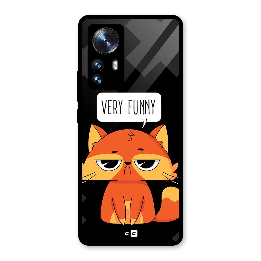 Very Funny Cat Glass Back Case for Xiaomi 12 Pro