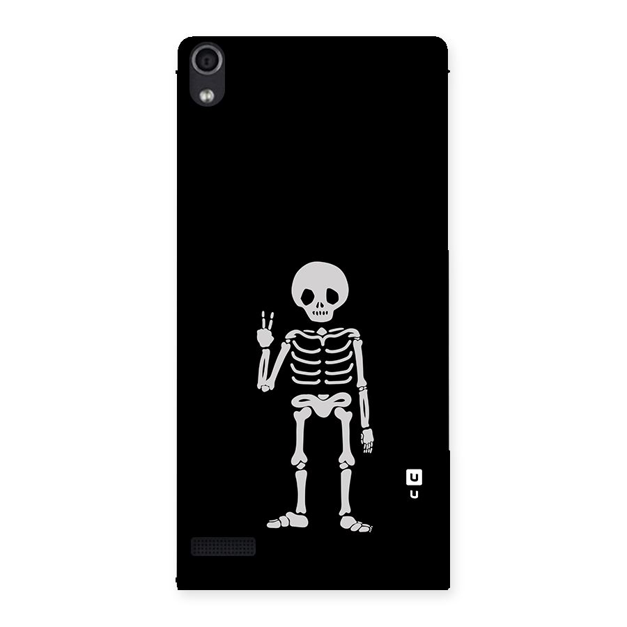 Victory Skeleton Spooky Back Case for Ascend P6