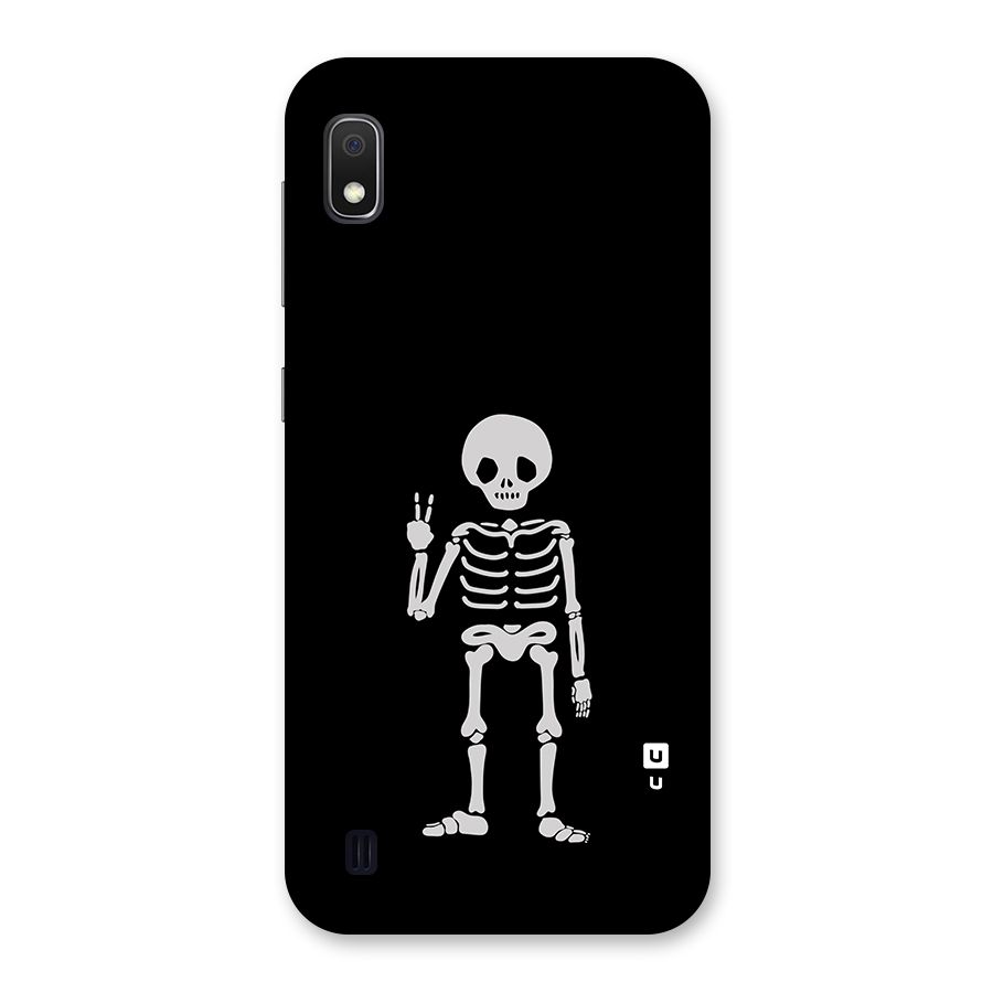 Victory Skeleton Spooky Back Case for Galaxy A10