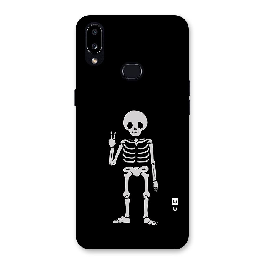 Victory Skeleton Spooky Back Case for Galaxy A10s