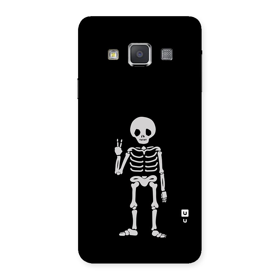 Victory Skeleton Spooky Back Case for Galaxy A3