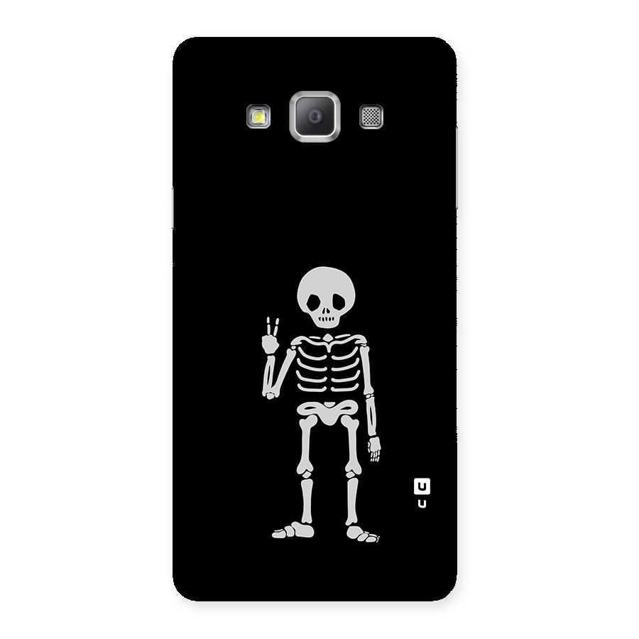 Victory Skeleton Spooky Back Case for Galaxy A7