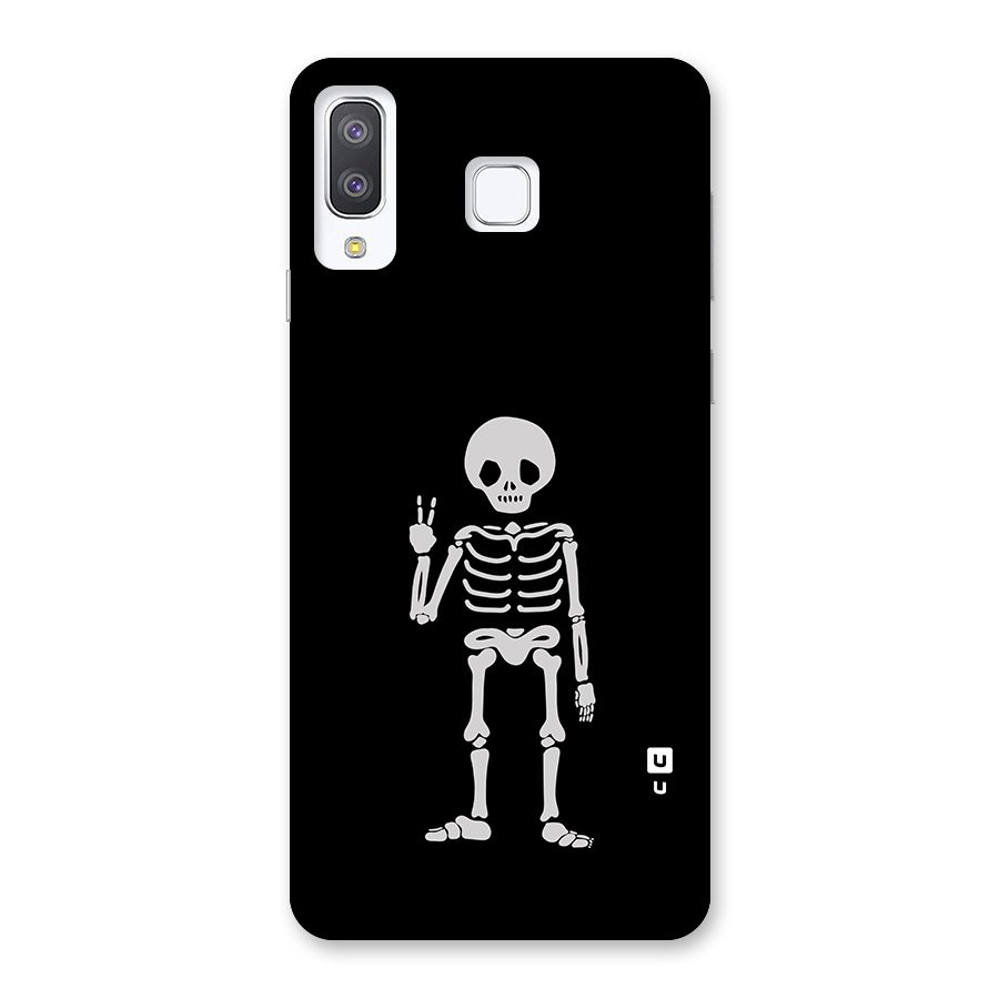 Victory Skeleton Spooky Back Case for Galaxy A8 Star